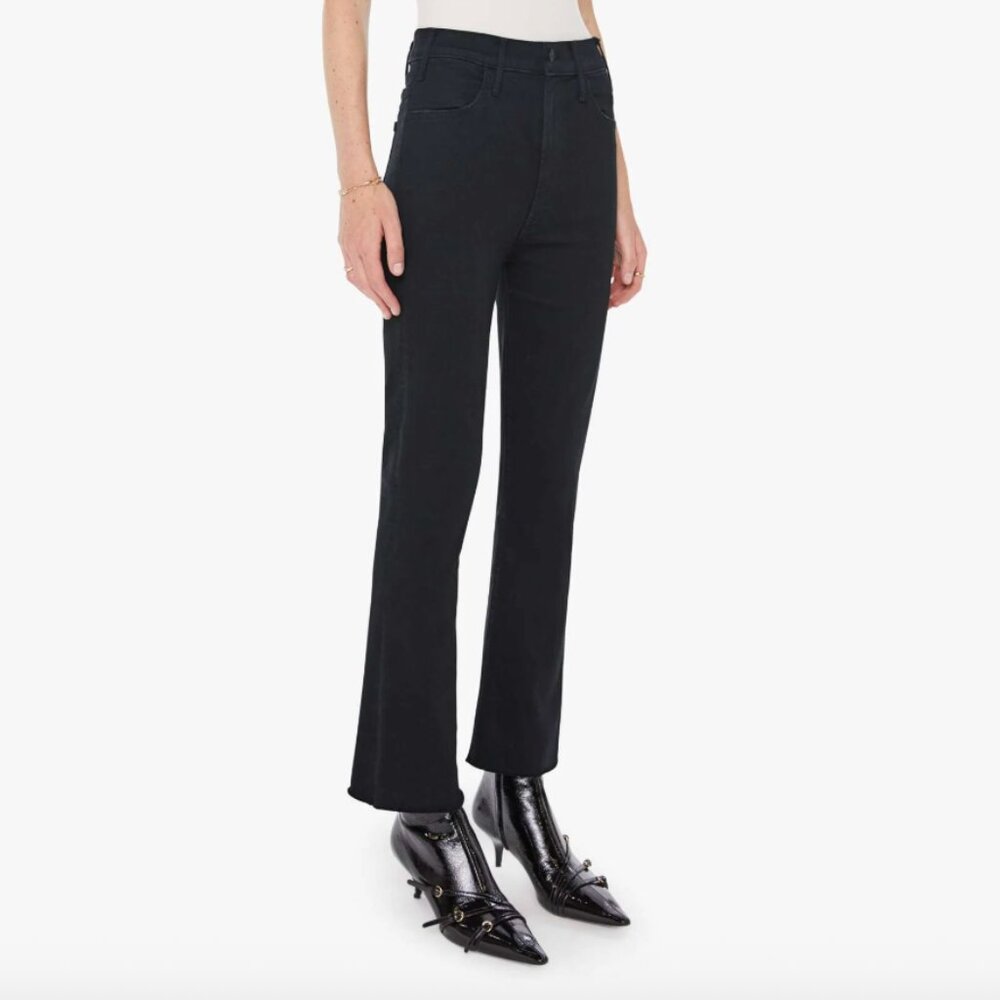 MOTHER - The Hustler High Waist Ankle Fray Jeans - "Not Guilty" - Size 30